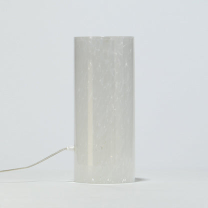 Candeeiro de mesa GEOMETRIC Cilindro Branco - Glasscor Store