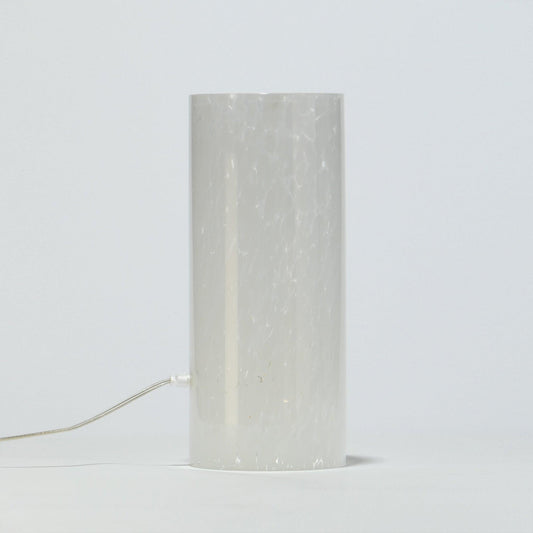 Candeeiro de mesa GEOMETRIC Cilindro Branco - Glasscor Store