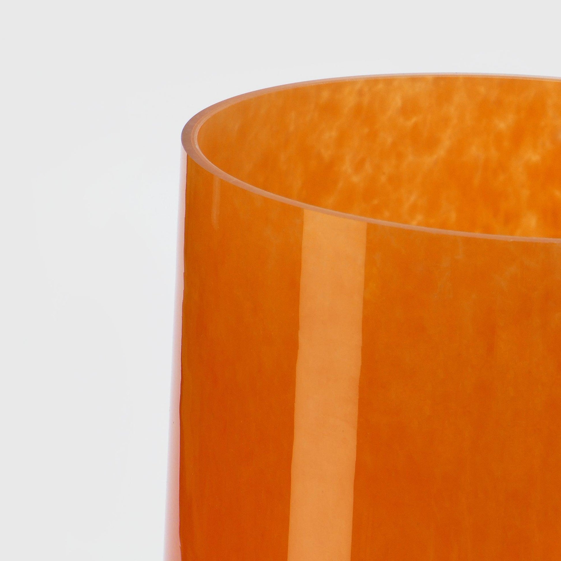 Candeeiro de mesa GEOMETRIC Cilindro Laranja - Glasscor Store