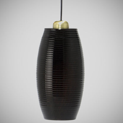 Candeeiro Suspensão Grande EXQUIS Preto - Glasscor Store