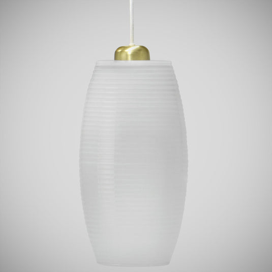 Pendant Glass Lamp Large EXQUIS Opal - Glasscor Store