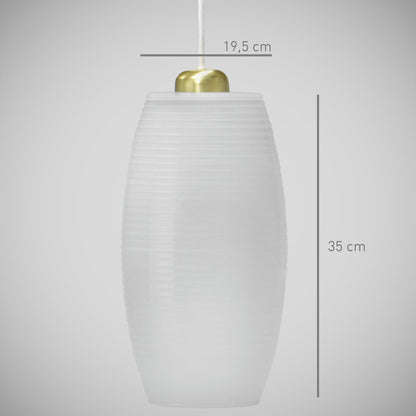 Candeeiro Suspensão Grande EXQUIS Opala - Glasscor Store