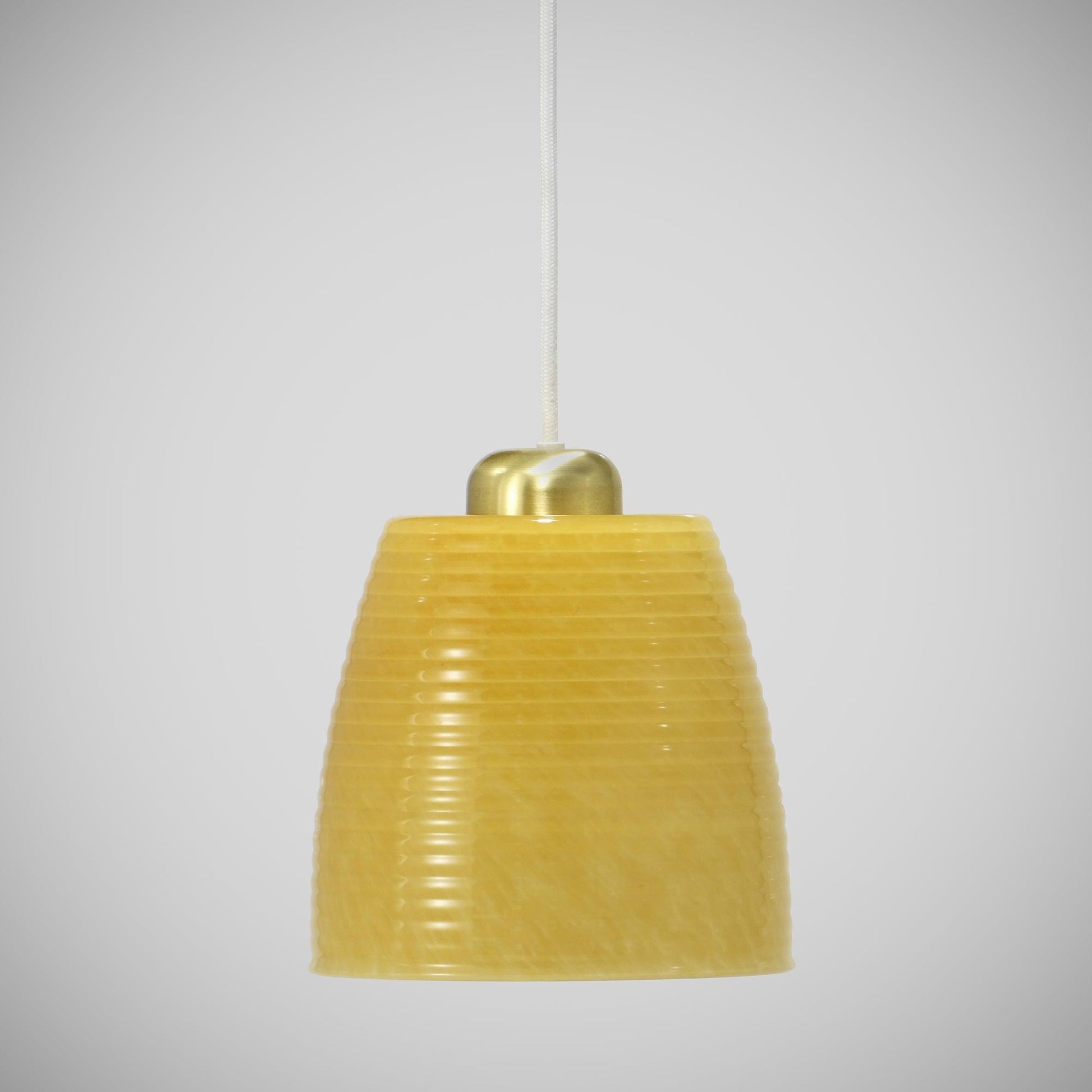 Candeeiro Suspensão Pequeno EXQUIS Camel - Glasscor Store
