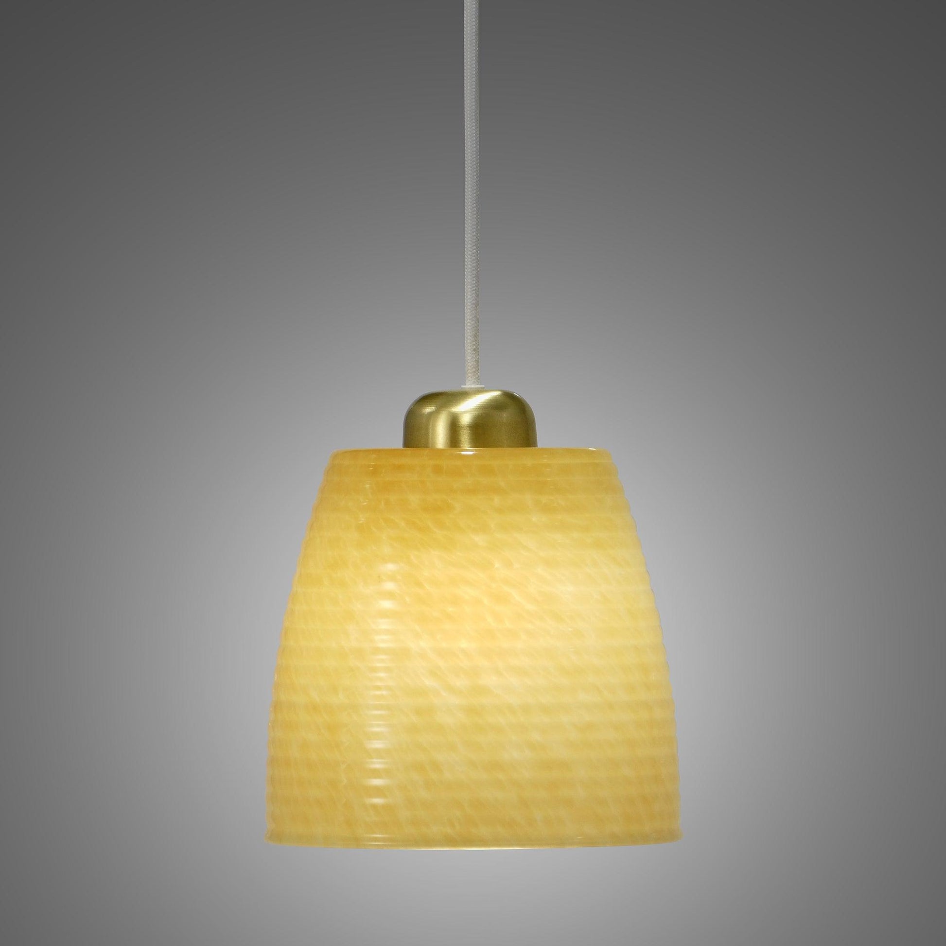 Candeeiro Suspensão Pequeno EXQUIS Camel - Glasscor Store