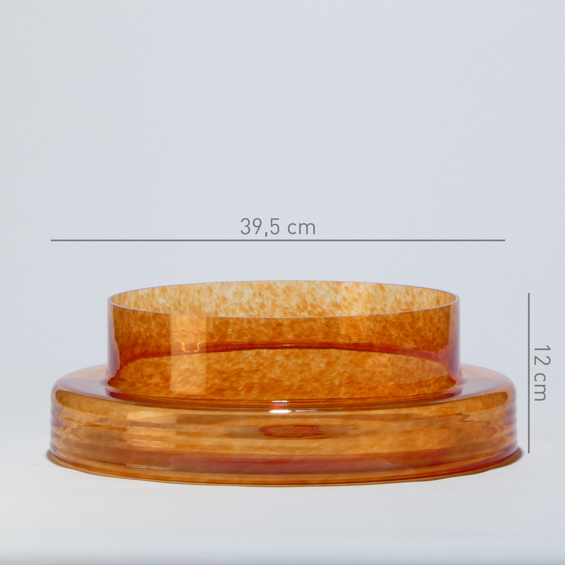 Taça TOGETHER Low Laranja Cobre - Glasscor Store