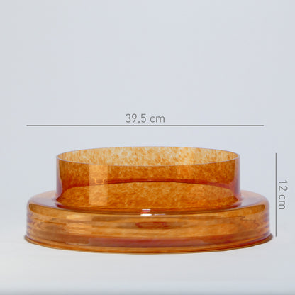 Taça TOGETHER Low Laranja Cobre - Glasscor Store