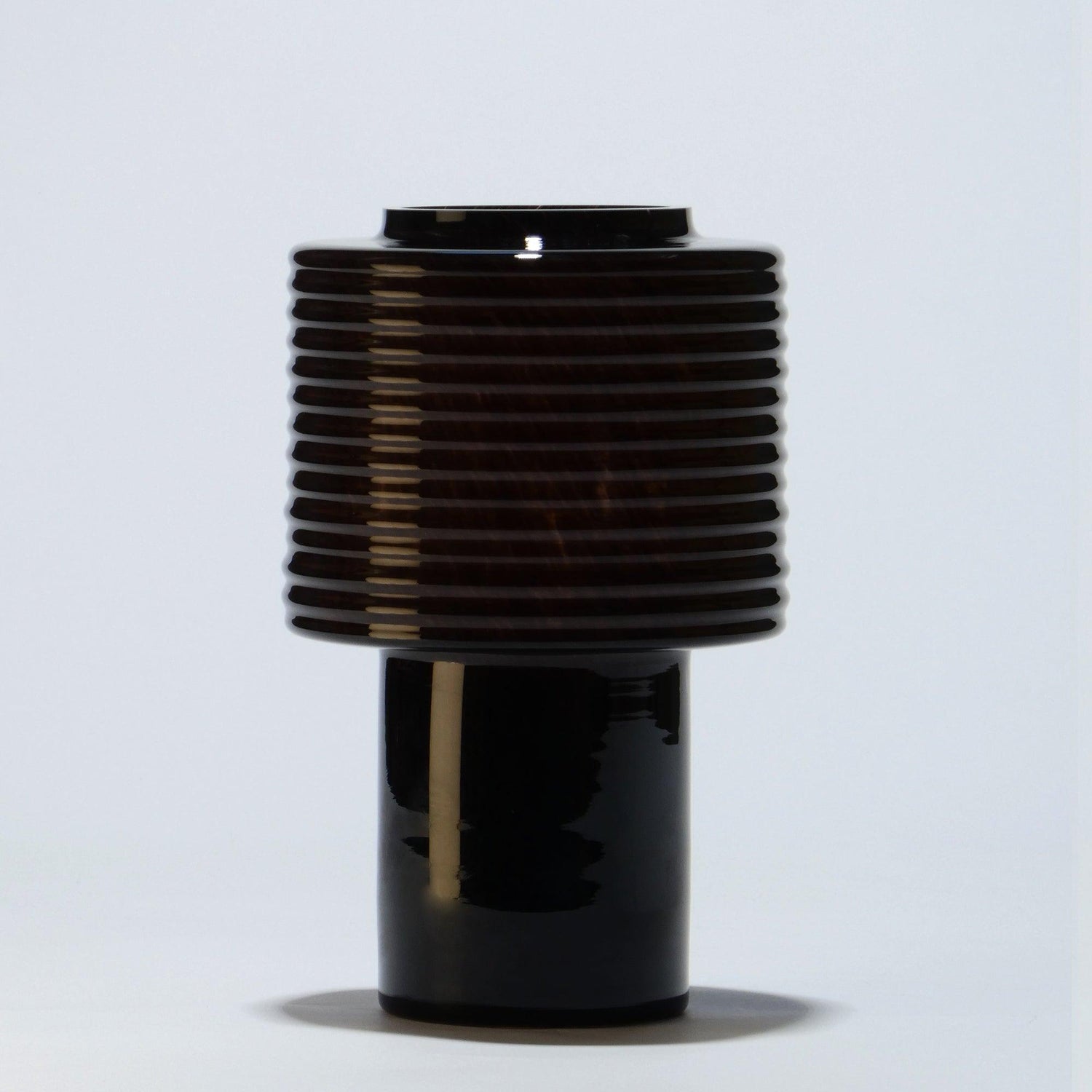 Glass Vase hi TOGETHER Black - Glasscor Store