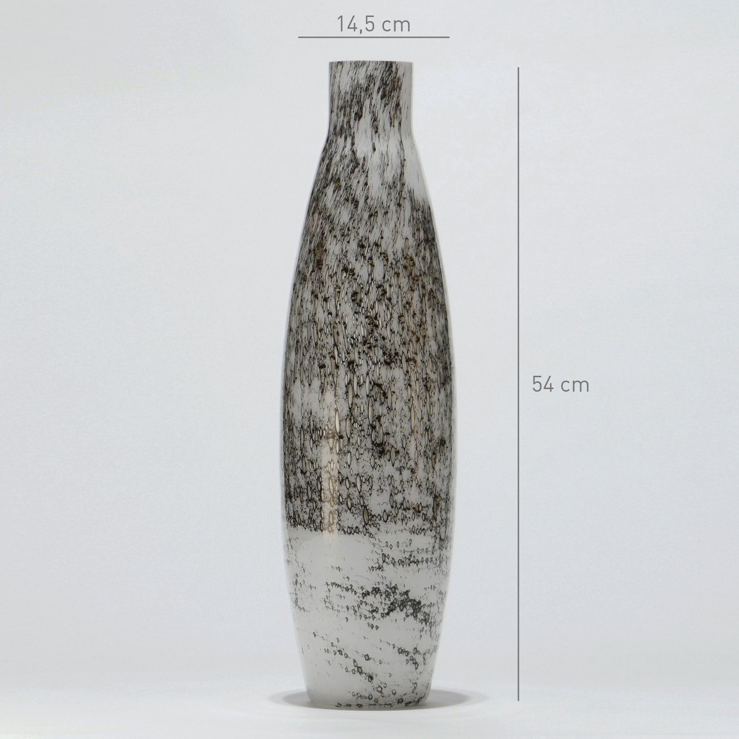Jarra Obus Grande WHITE VULKANIC - Glasscor Store