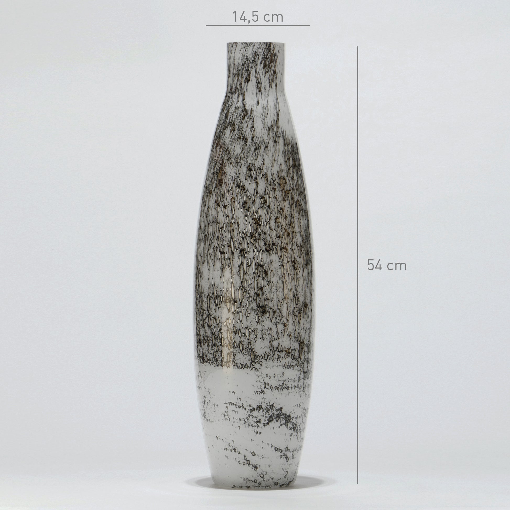 Jarra Obus Grande WHITE VULKANIC - Glasscor Store