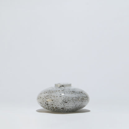 Jarra Oval WHITE VULKANIC - Glasscor Store